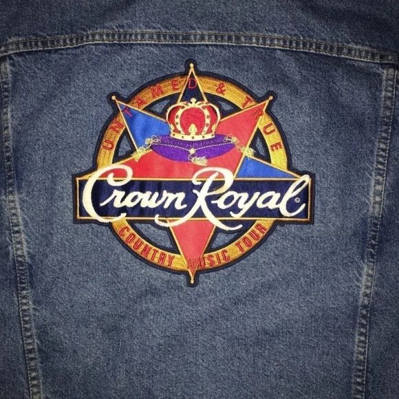 OFFICIAL MENs  CROWN ROYAL JEAN JACKET - Picture 2 of 5